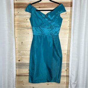 Vintage 50’s 60’s teal dress